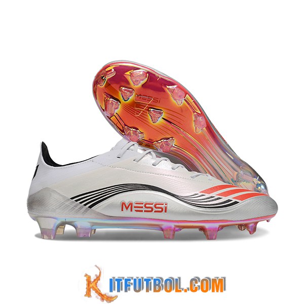 Adidas Botas De Fútbol 25 Predator Elite FG Blanco/Naranja/Negro