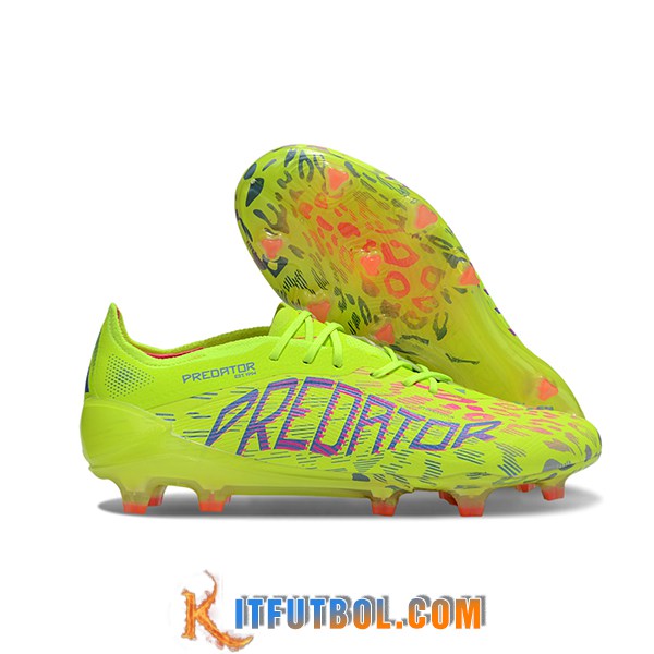 Adidas Botas De Fútbol 25 Predator Elite FG Verde/Violeta