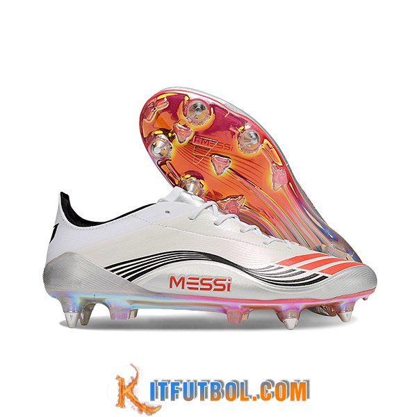 Adidas Botas De Fútbol 25 Predator Elite SG Blanco/Naranja/Negro