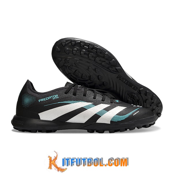 Adidas Botas De Fútbol PREDATOR 25 ELITE TF BOOTS Negro/Blanco/Azul