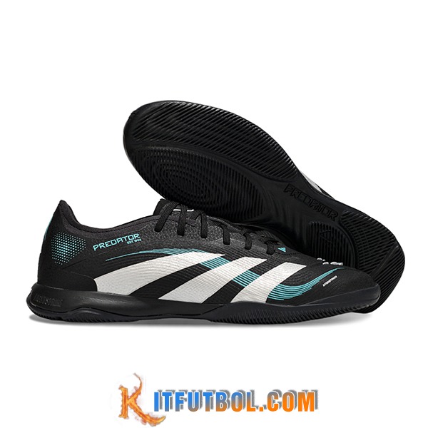 Adidas Botas De Fútbol PREDATOR 25 ELITE IC BOOTS Negro/Blanco/Azul