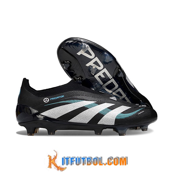 Adidas Botas De Fútbol 25 Predator Elite LL FG Negro/Gris/Azul