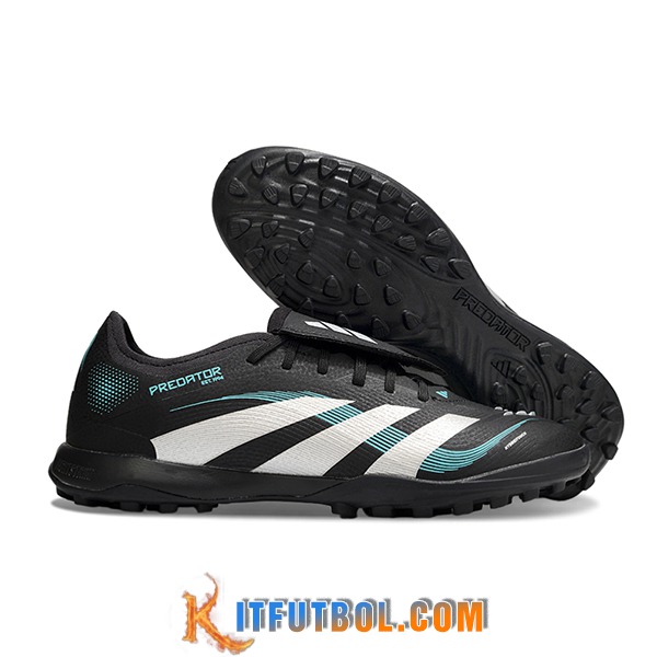Adidas Botas De Fútbol PREDATOR LEAGUE FT TURF Negro/Blanco/Azul