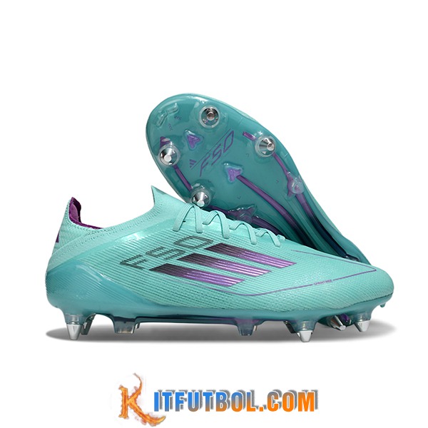 Adidas Botas De Fútbol F50 Elite SG Azul/Violeta