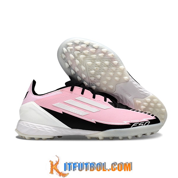 Adidas Botas De Fútbol F50 PRO TF Rosa/Negro/Blanco