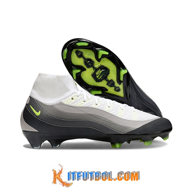 Nike Botas De Fútbol Air Zoom Mercurial Superfly IIX Elite FG Gris/Negro