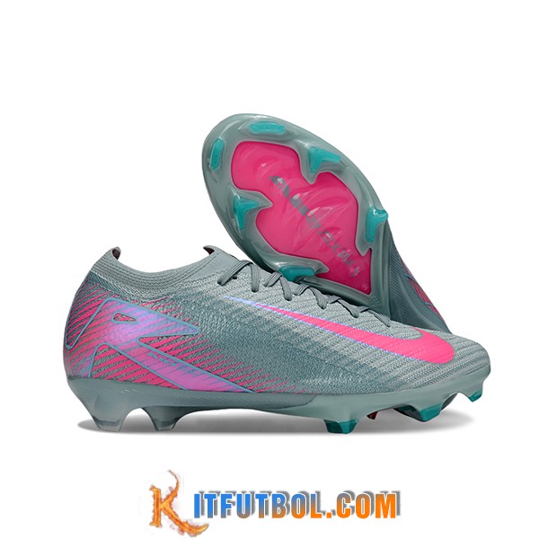 Nike Botas De Fútbol AIR Zoom Mercurial Vapor 16 Elite XXV FG Gris/Rosa
