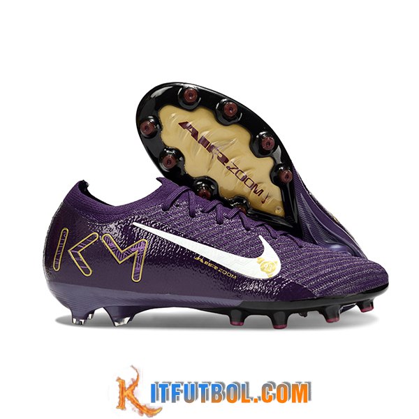 Nike Botas De Fútbol AIR Zoom Mercurial Vapor 16 Elite XXV AG Violeta/Blanco/Amarillo