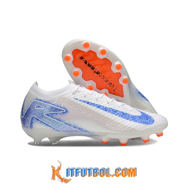 Nike Botas De Fútbol AIR Zoom Mercurial Vapor 16 Elite XXV AG Blanco/Gris/Azul