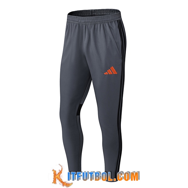 Pantalon Entrenamiento Adidas Gris/Negro 2025/2026