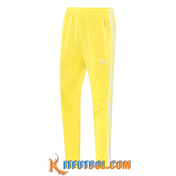 Pantalon Entrenamiento Adidas Amarillo/Blanco 2025/2026