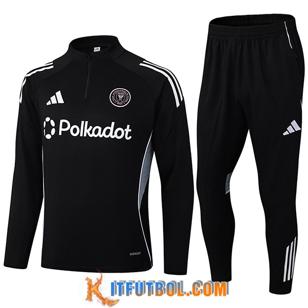 Chandal Equipos De Futbol Inter Miami CF Negro/Gris 2025/2026