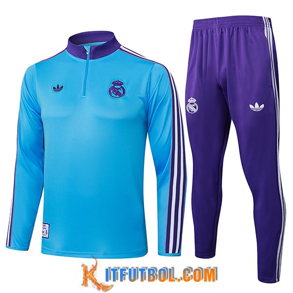 Chandal Equipos De Futbol Real Madrid Azul/Violeta 2025/2026