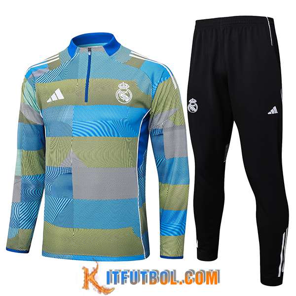 Chandal Equipos De Futbol Real Madrid Azul/Verde 2025/2026