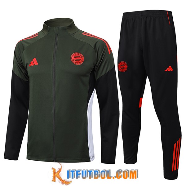 Chandal Equipos De Futbol Chaquetas Bayern Munich Verde 2025/2026