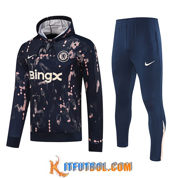 Chaqueta Con Capucha Chandal FC Chelsea Azul/Rosa 2025/2026
