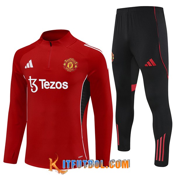 Chandal Equipos De Futbol Manchester United Rojo 2025/2026