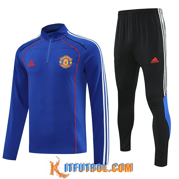 Chandal Equipos De Futbol Manchester United Azul/Rojo 2025/2026