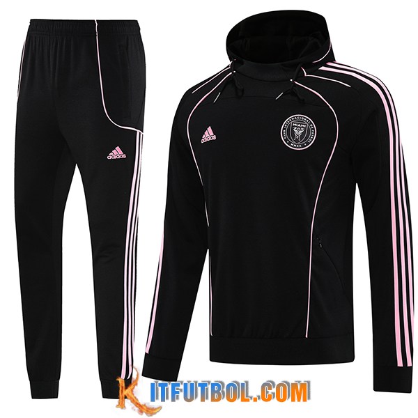 Chaqueta Con Capucha Chandal Inter Miami CF Negro/Rosa 2025/2026