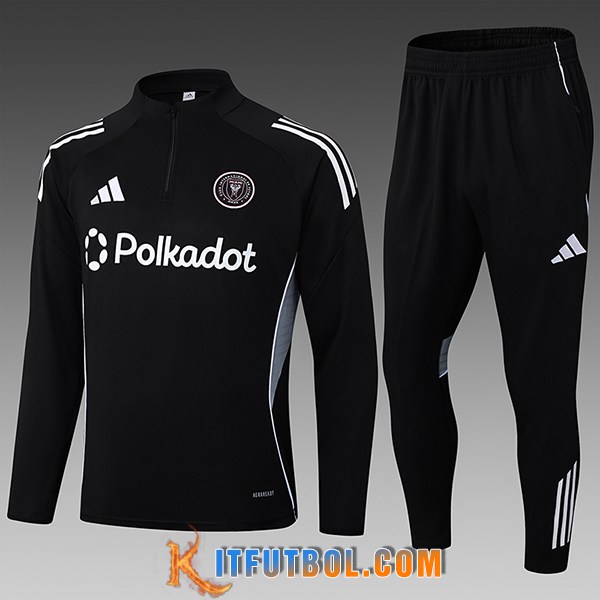 Chandal Equipos De Futbol Inter Miami CF Ninos Negro/Gris 2025/2026
