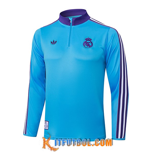 Sudadera De Entrenamiento Real Madrid Azul/Violeta 2025/2026