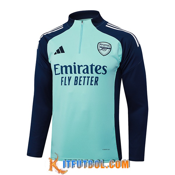 Sudadera De Entrenamiento Arsenal Verde/Azul 2025/2026