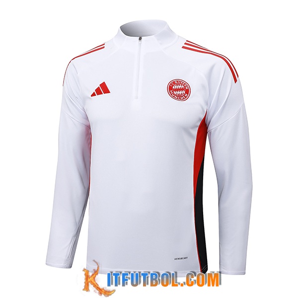 Sudadera De Entrenamiento Bayern Munich Blanco 2025/2026