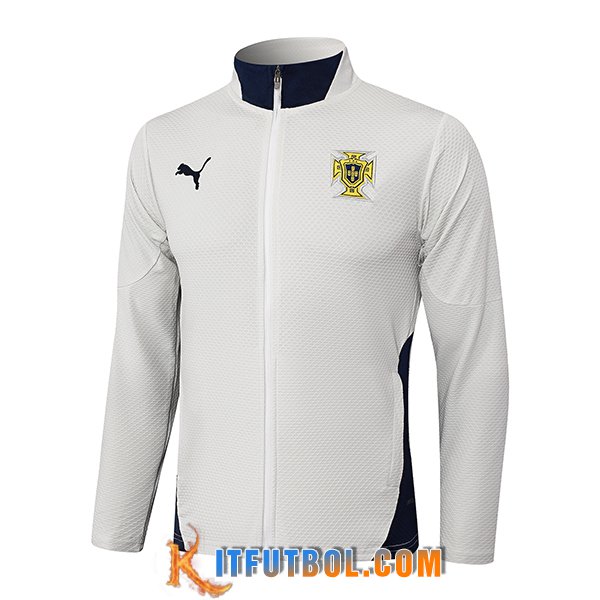 Chaquetas Futbol Portugal Blanco/Azul 2025/2026