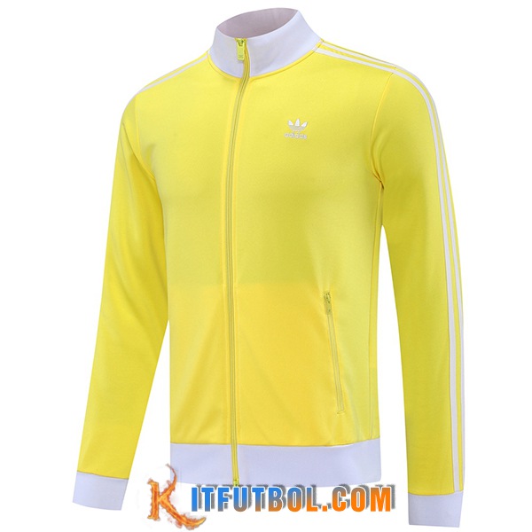 Chaquetas Futbol Adidas Amarillo/Blanco 2025/2026