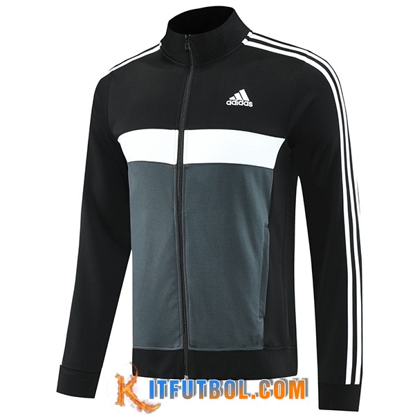 Chaquetas Futbol Adidas Negro/Gris/Blanco 2025/2026