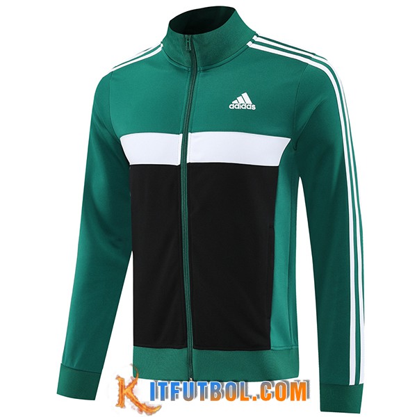 Chaquetas Futbol Adidas Verde/Negro/Blanco 2025/2026
