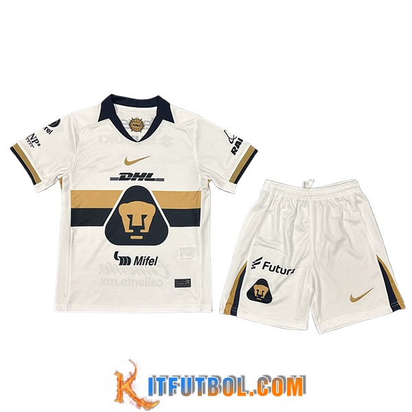 Nueva Camisetas De Futbol Pumas UNAM Ninos Primera 2025/2026