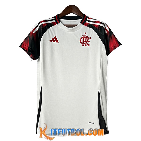 Nueva Camisetas De Futbol Flamengo Mujer Segunda 2025/2026