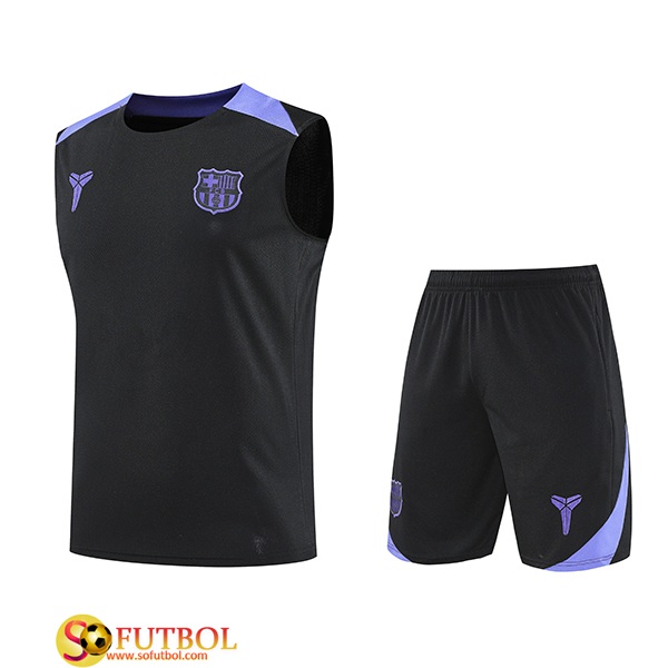 Camiseta Entrenamiento sin mangas FC Barcelona Negro/Violeta 2025/2026