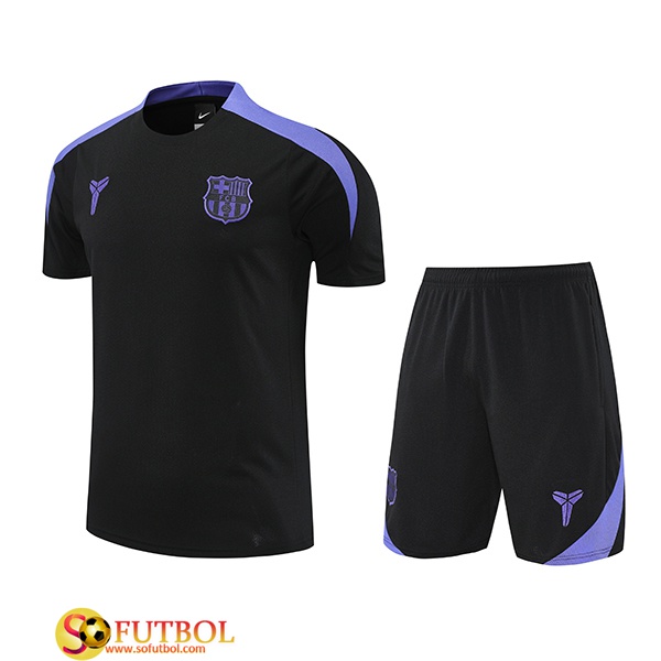 Camiseta Entrenamiento FC Barcelona Negro/Violeta 2025/2026