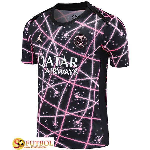 Camiseta Entrenamiento PSG Negro/Rosa 2025/2026