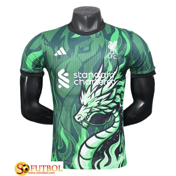 Camiseta Entrenamiento FC Liverpool Verde 2025/2026