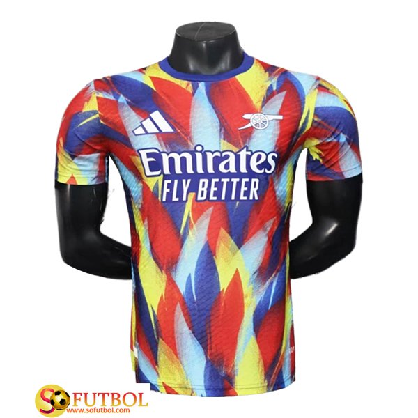 Camiseta Entrenamiento Arsenal Rojo/Amarillo/Azul 2025/2026