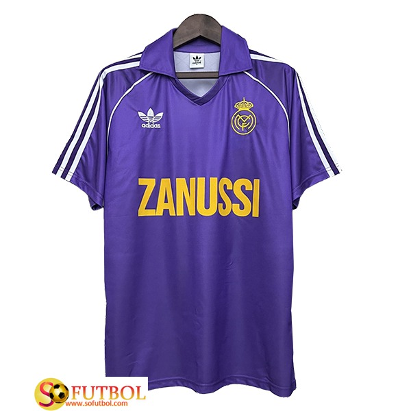 Camisetas De Futbol Real Madrid Retro Segunda 1984/1985
