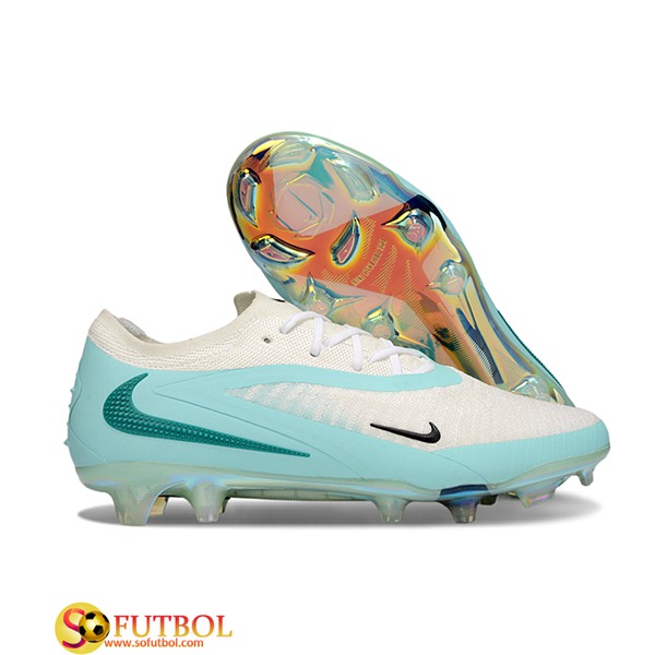 Nike Botas De Fútbol Phantom GX III Elite FG Blanco/Verde