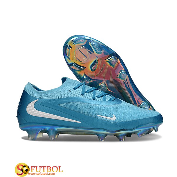 Nike Botas De Fútbol Phantom GX III Elite FG Azul/Blanco