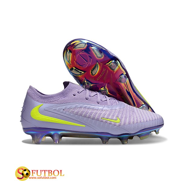 Nike Botas De Fútbol Phantom GX III Elite FG Violeta/Verde