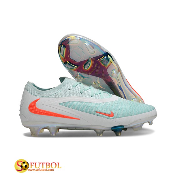 Nike Botas De Fútbol Phantom GX III Elite FG Blanco/Verde/Naranja