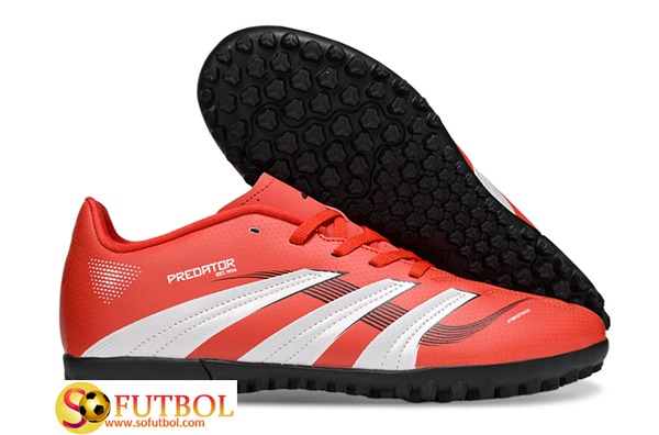 Adidas Botas De Fútbol Predator Club TF Blanco/Naranja