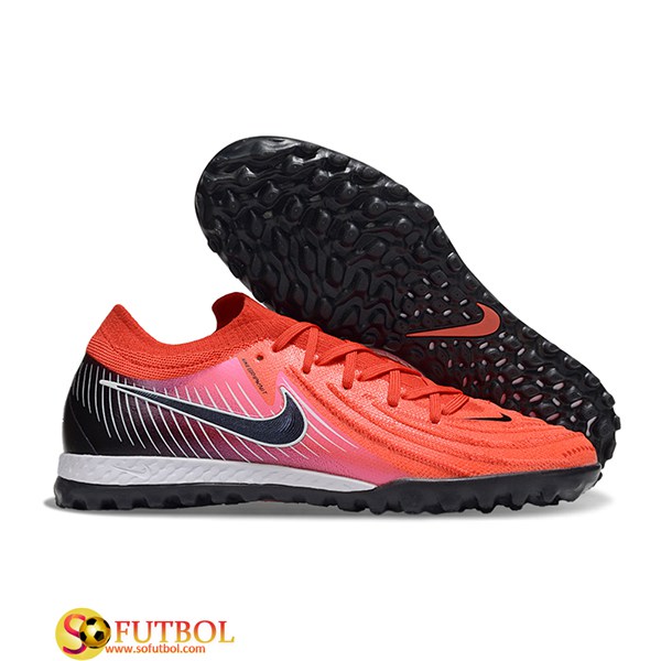 Nike Botas De Fútbol Phantom GX II EliteTF Naranja/Negro