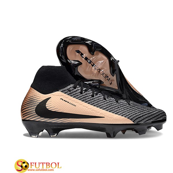 Nike Botas De Fútbol Air Zoom Mercurial Superfly IIX Elite FG Negro/Gris/Marrón