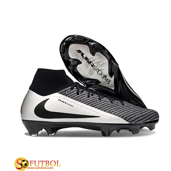 Nike Botas De Fútbol Air Zoom Mercurial Superfly IIX Elite FG Negro/Gris