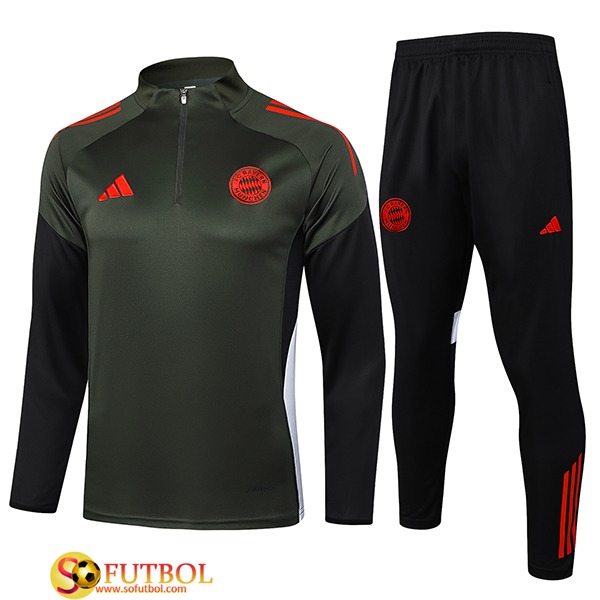 Chandal Equipos De Futbol Bayern Munich Verde/Rojo 2025/2026