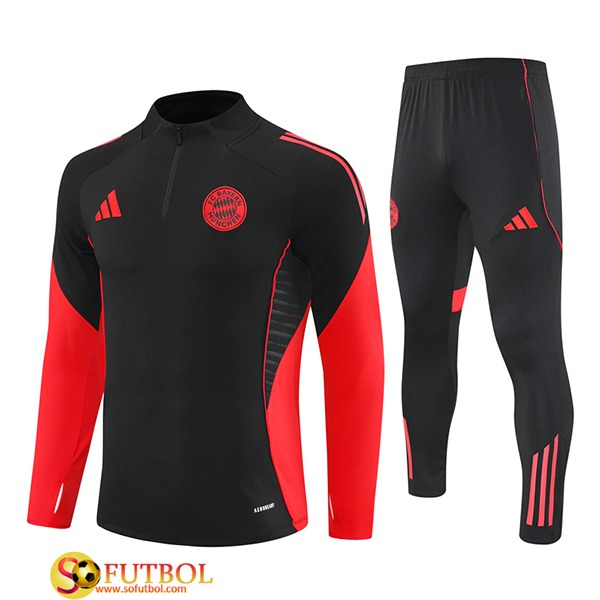Chandal Equipos De Futbol Bayern Munich Negro/Rojo 2025/2026