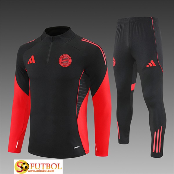 Chandal Equipos De Futbol Bayern Munich Ninos Negro/Rojo 2025/2026